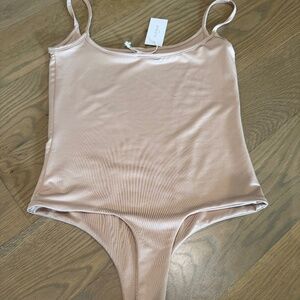 Clyque the Label -Women's size M beige bodysuit